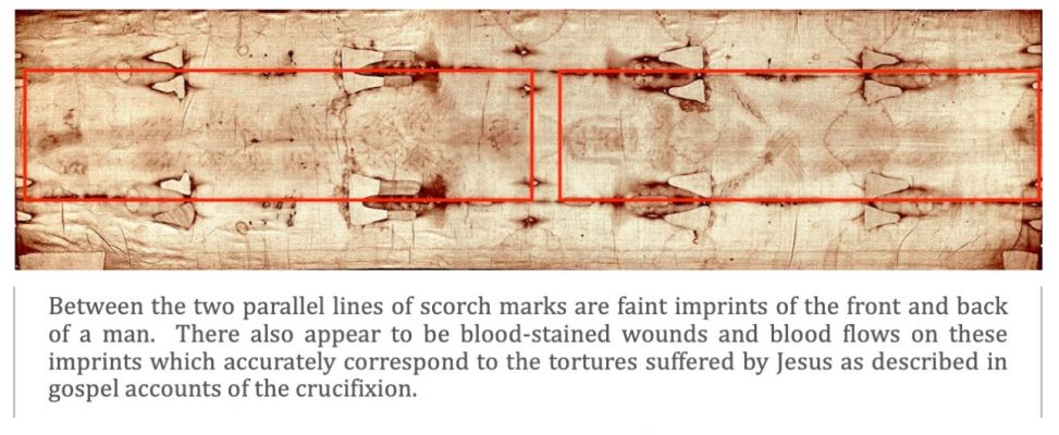 Shroud Full Image Markings with text